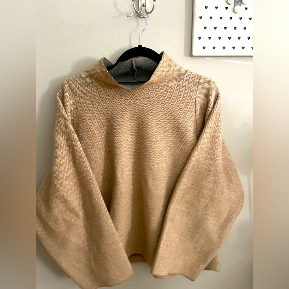 Madewell Tan Scowl Sweater